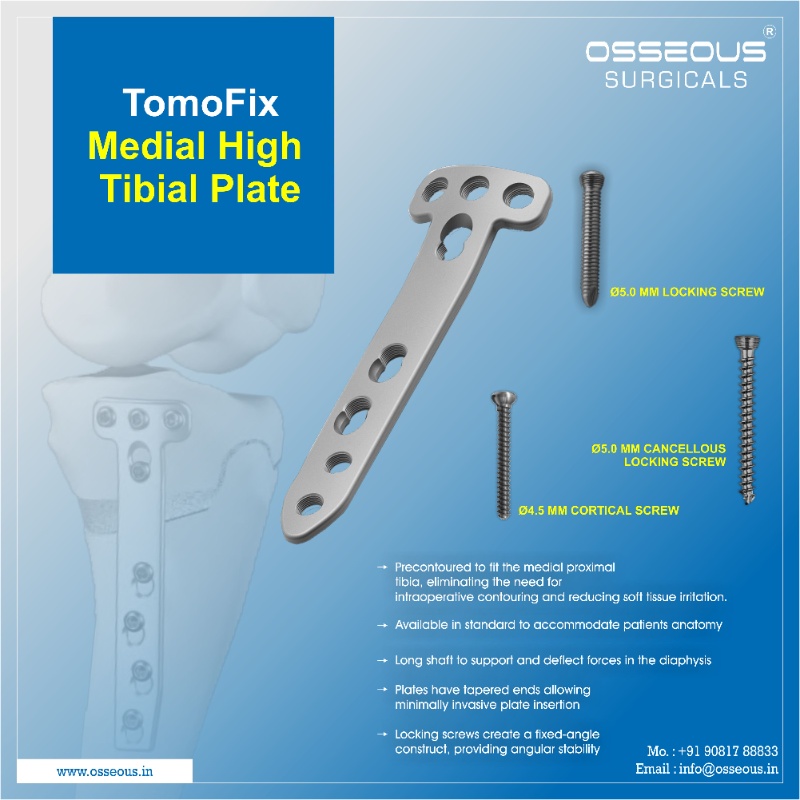 5.0 MM LCP OSTEOTOMY MEDIAL HIGH TIBIA PLATE